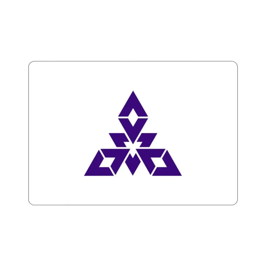 Flag of Fukuoka City Japan STICKER Vinyl Die-Cut Decal - The Sticker Space