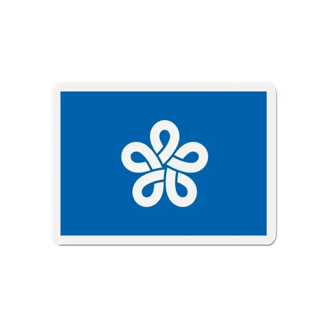 Flag of Fukuoka Prefecture Japan - Refrigerator Magnet - The Sticker Space