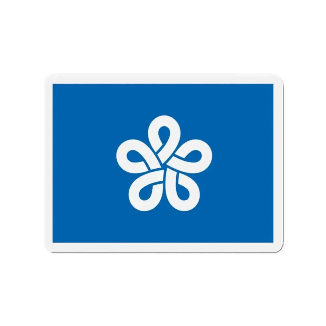 Flag of Fukuoka Prefecture Japan - Refrigerator Magnet - The Sticker Space