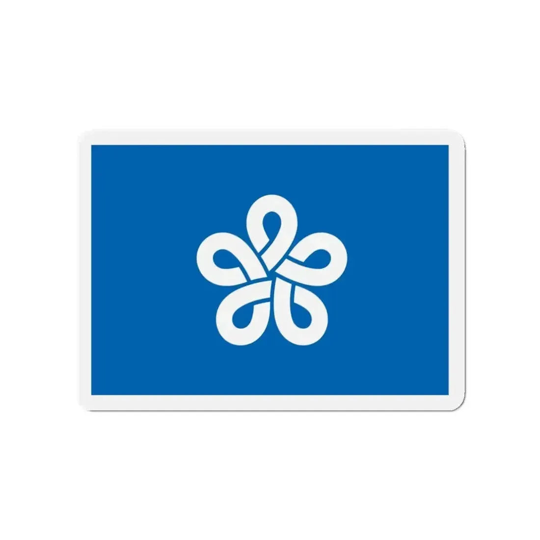 Flag of Fukuoka Prefecture Japan - Refrigerator Magnet - The Sticker Space