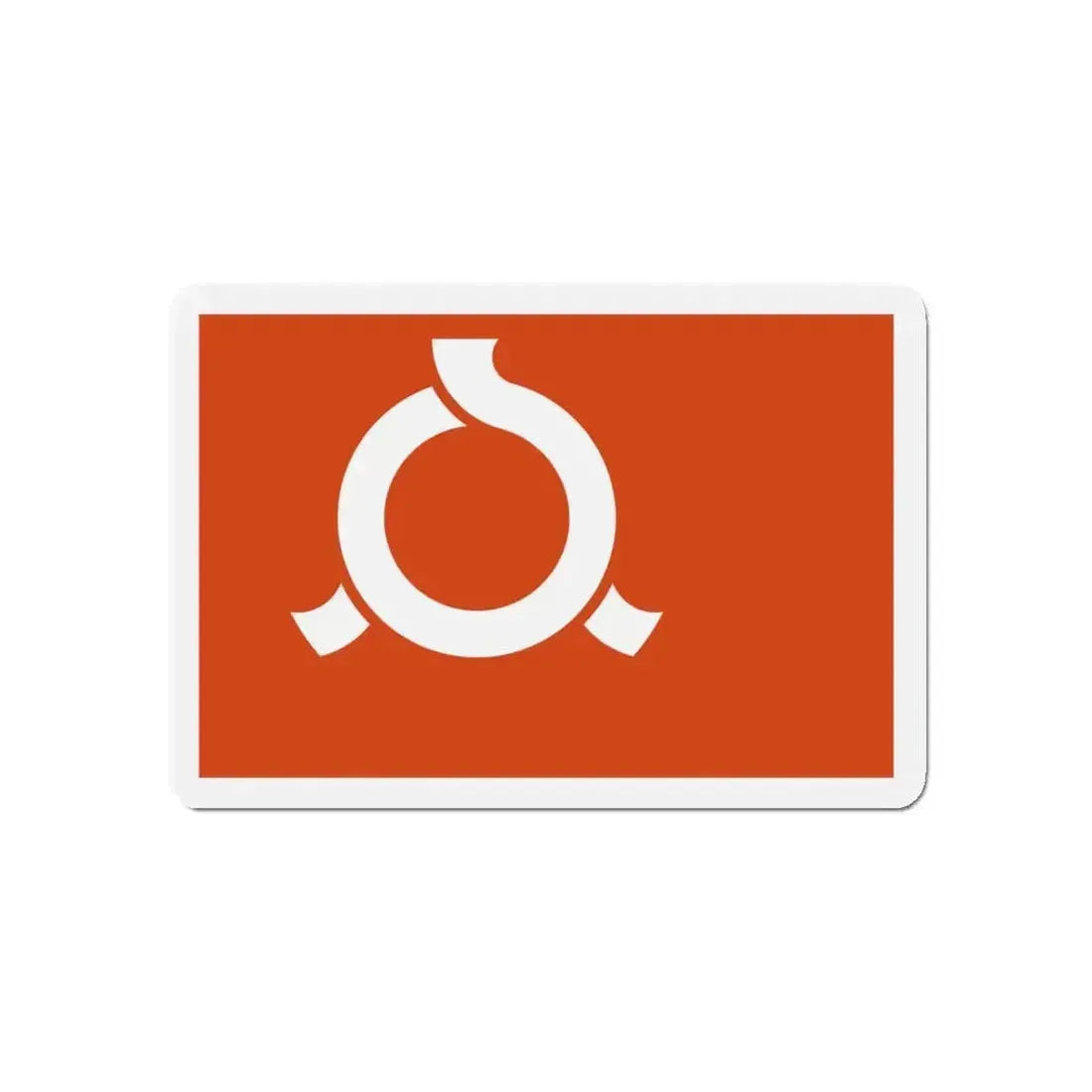 Flag of Fukushima Prefecture Japan - Refrigerator Magnet - The Sticker Space