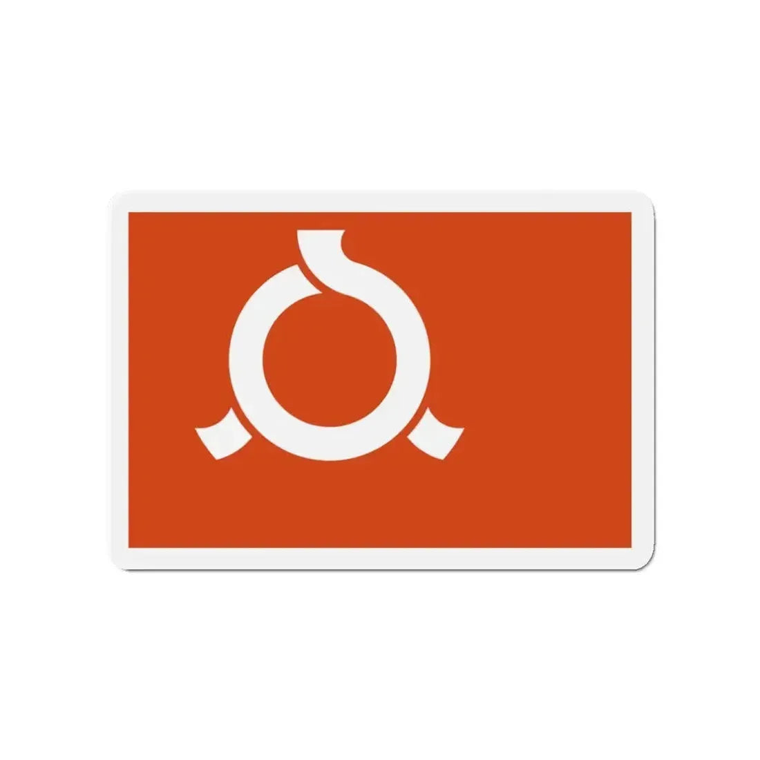 Flag of Fukushima Prefecture Japan - Refrigerator Magnet - The Sticker Space