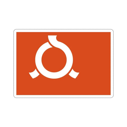 Flag of Fukushima Prefecture Japan STICKER Vinyl Die-Cut Decal 3 Inch - The Sticker Space