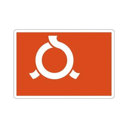 Flag of Fukushima Prefecture Japan STICKER Vinyl Die-Cut Decal - The Sticker Space