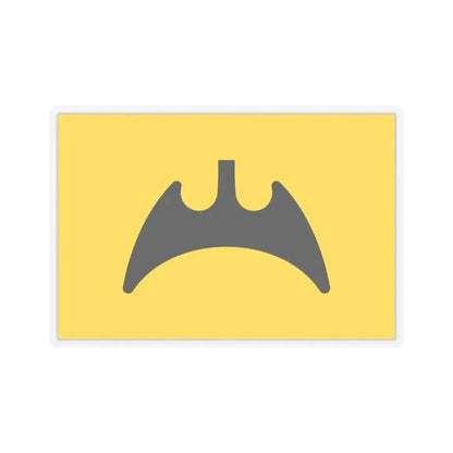 Flag of Fukuyama Hiroshima Japan - STICKER Vinyl Kiss-Cut Decal 3 Inch Transparent - The Sticker Space