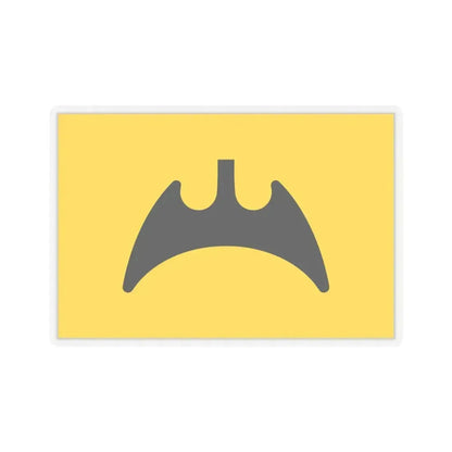 Flag of Fukuyama Hiroshima Japan - STICKER Vinyl Kiss-Cut Decal 6 Inch Transparent - The Sticker Space