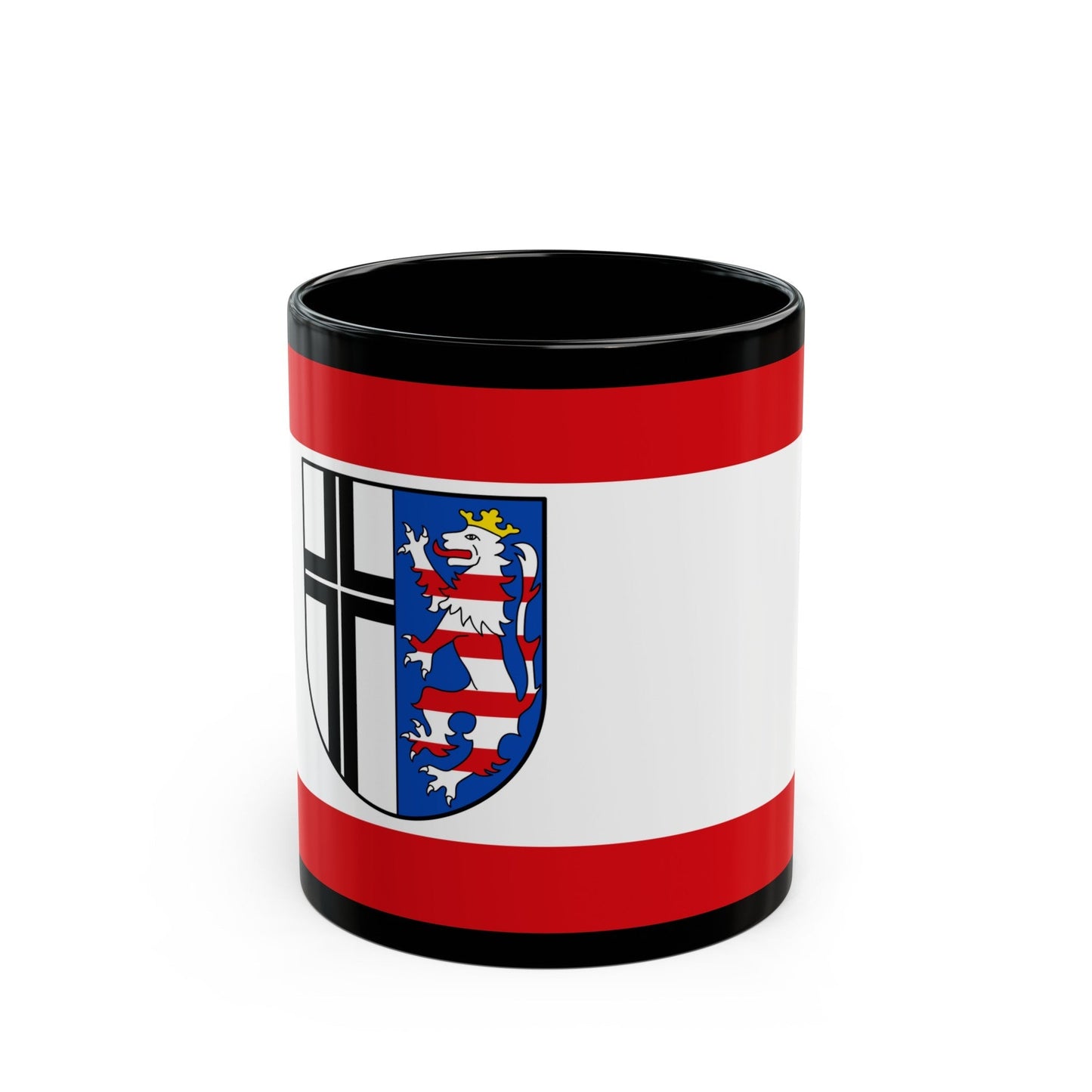 Flag of Fulda Germany - Black Coffee Mug-11oz-The Sticker Space