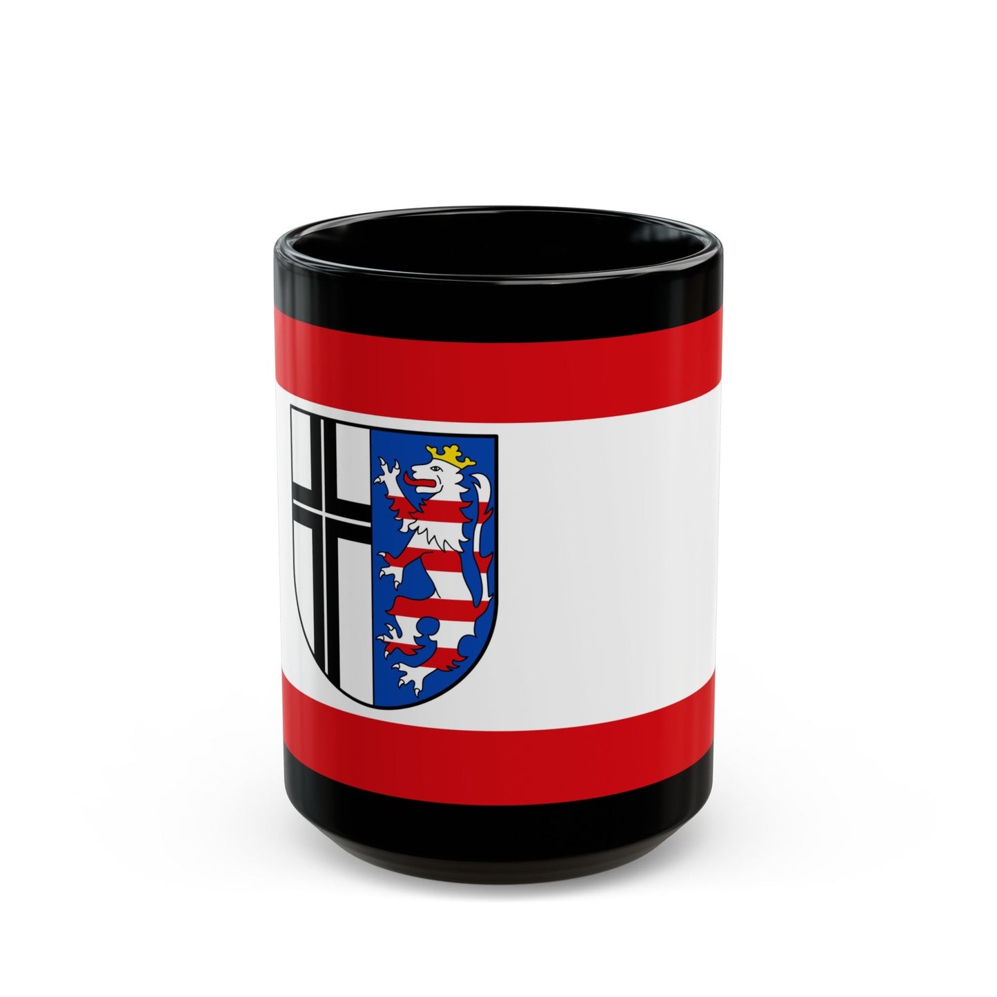 Flag of Fulda Germany - Black Coffee Mug-15oz-The Sticker Space