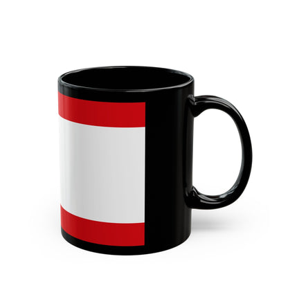 Flag of Fulda Germany - Black Coffee Mug-The Sticker Space