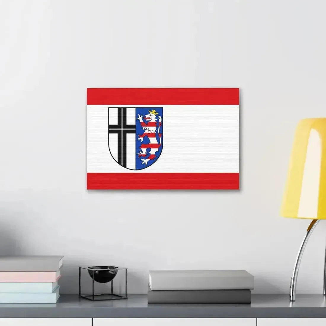 Flag of Fulda Germany - Canvas Wall Art - The Sticker Space