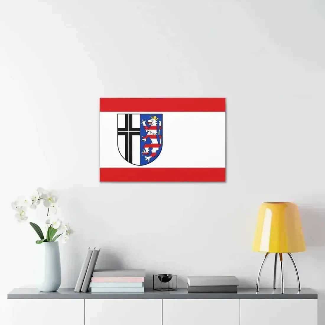 Flag of Fulda Germany - Canvas Wall Art - The Sticker Space