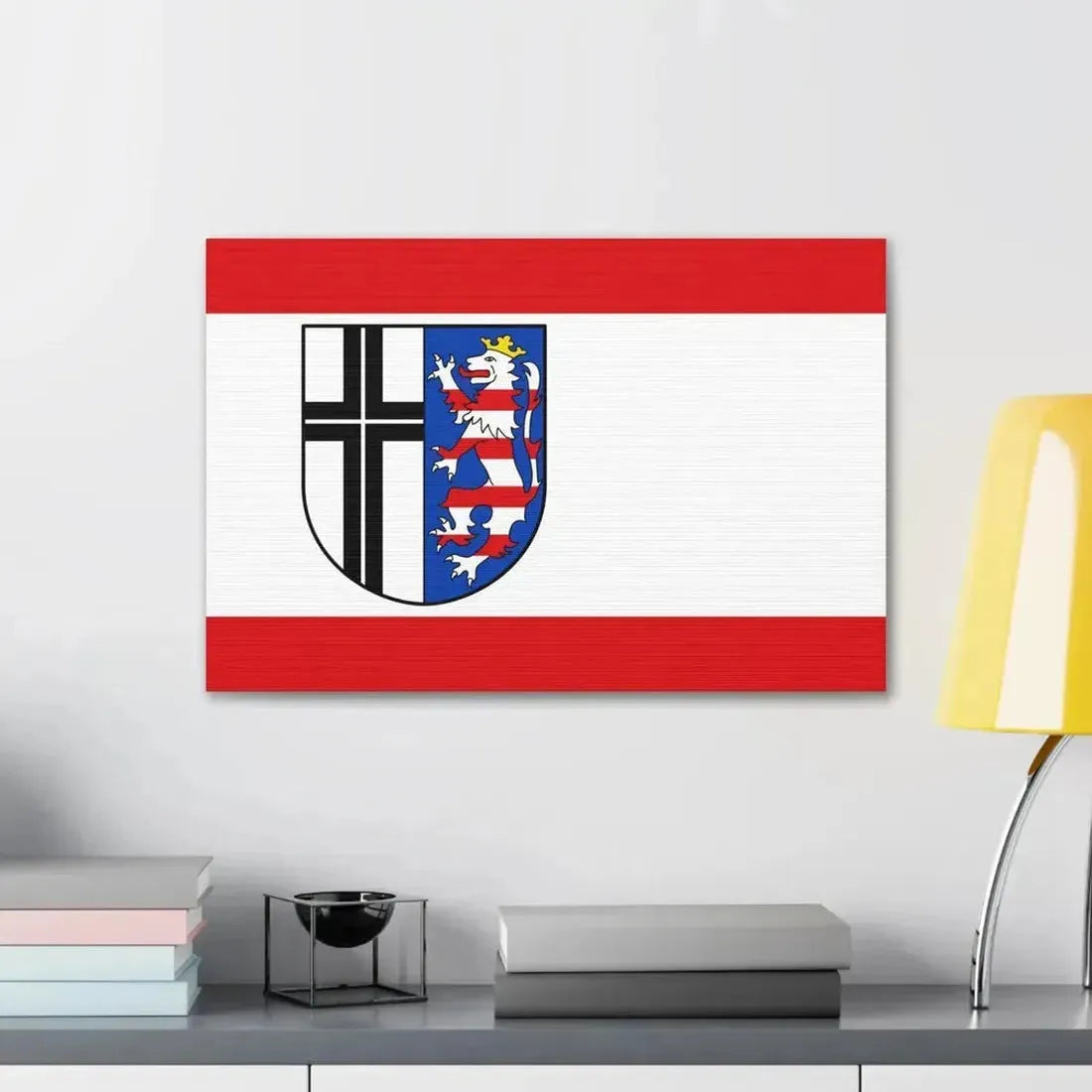Flag of Fulda Germany - Canvas Wall Art - The Sticker Space