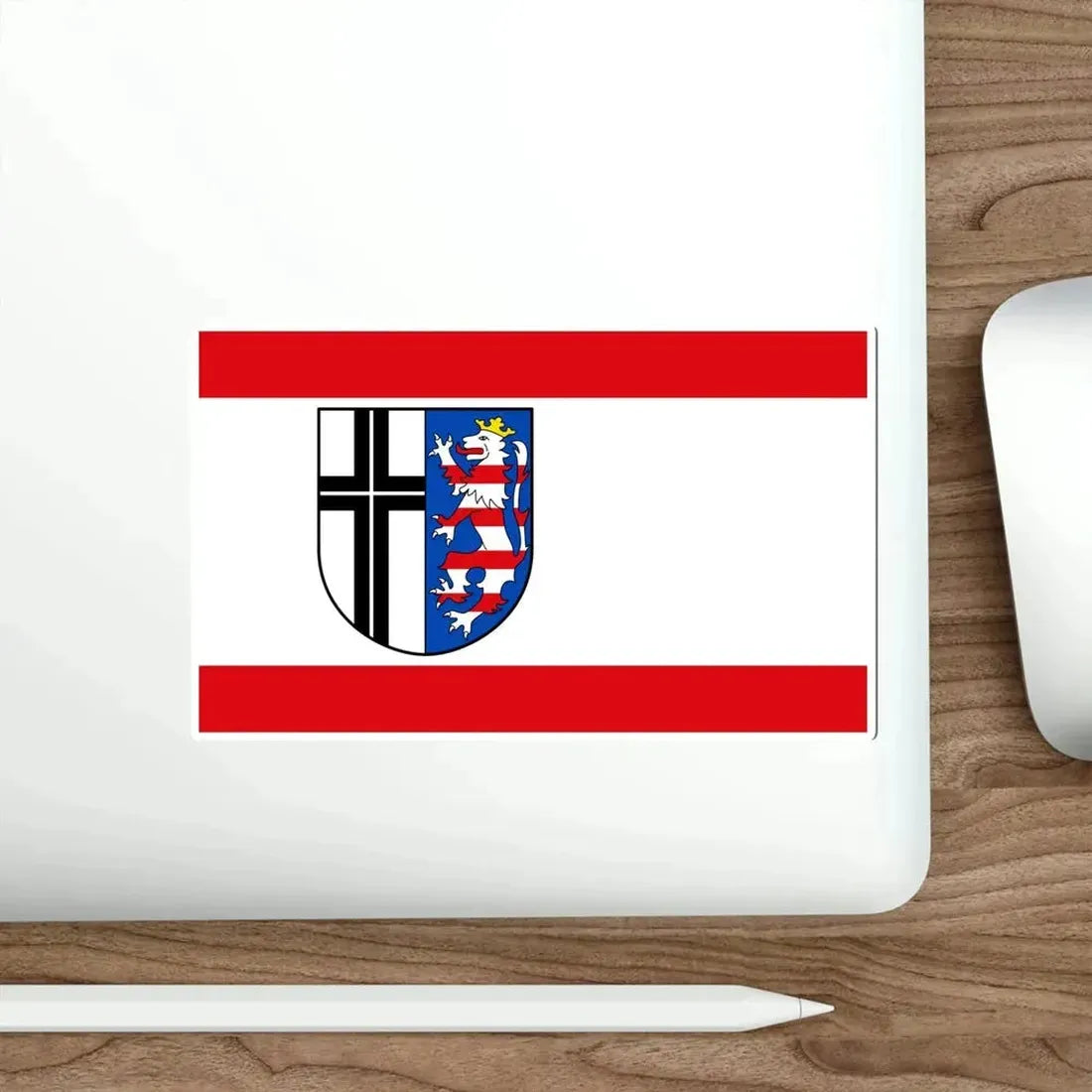 Flag of Fulda Germany STICKER Vinyl Die-Cut Decal - The Sticker Space