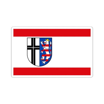 Flag of Fulda Germany - STICKER Vinyl Kiss-Cut Decal 2 Inch White - The Sticker Space