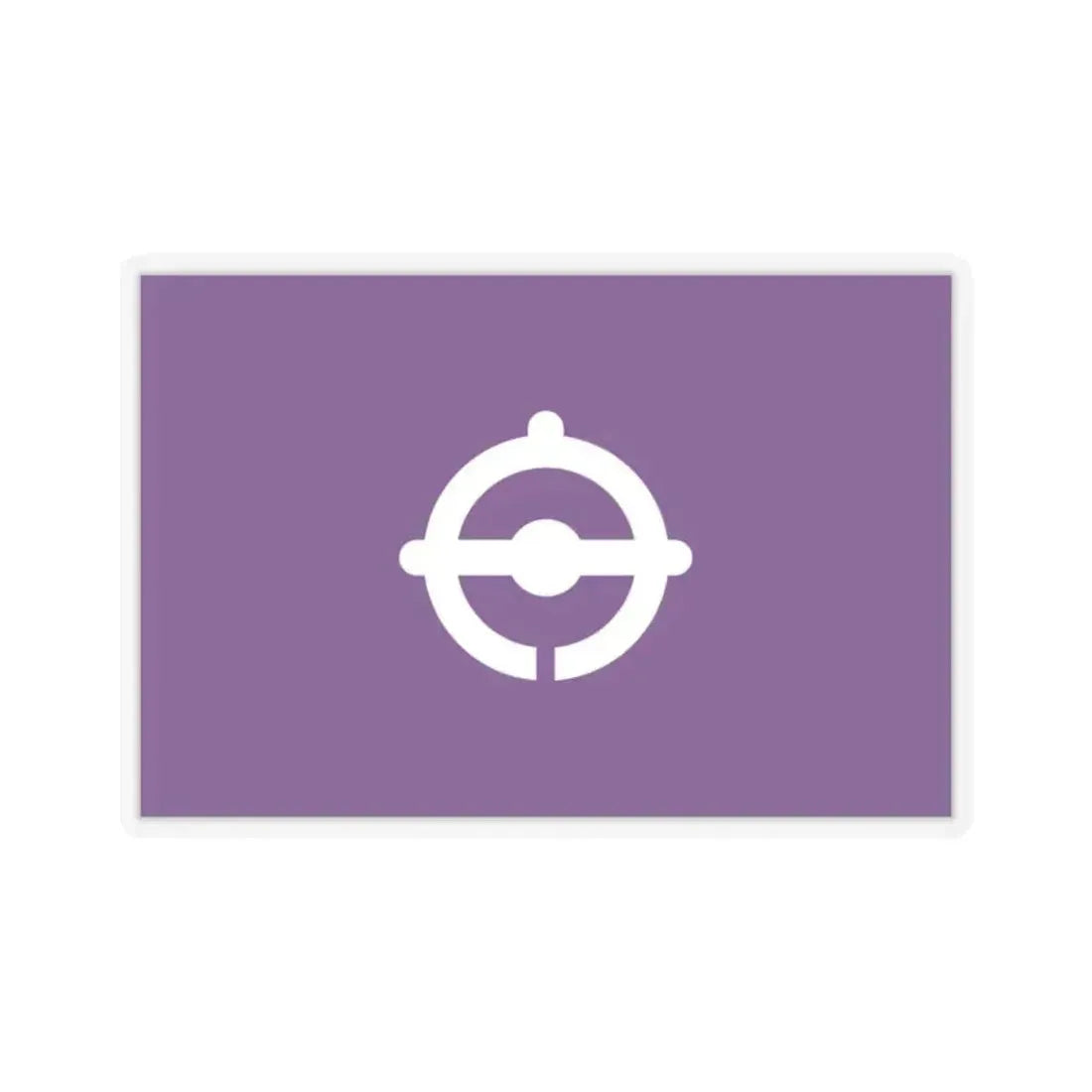 Flag of Funabashi Chiba Japan - STICKER Vinyl Kiss-Cut Decal 2 Inch Transparent - The Sticker Space