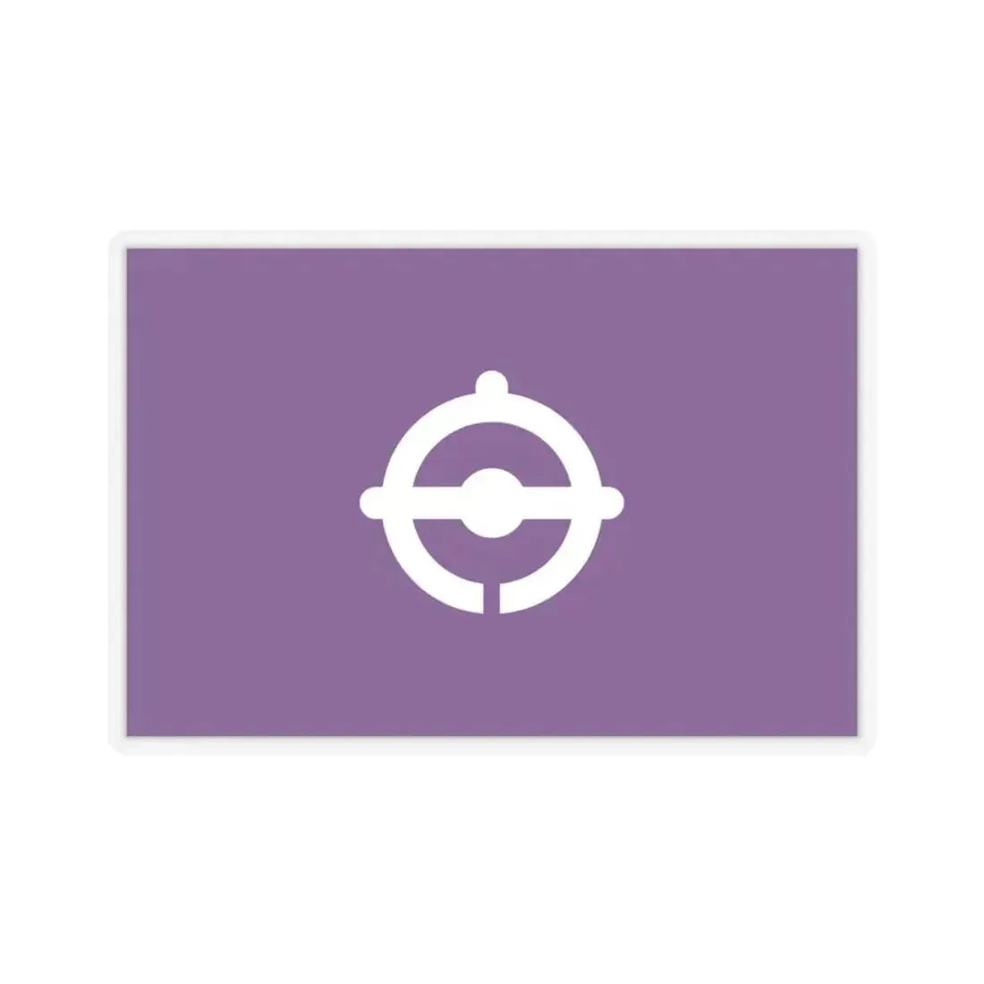 Flag of Funabashi Chiba Japan - STICKER Vinyl Kiss-Cut Decal 3 Inch Transparent - The Sticker Space