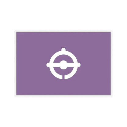 Flag of Funabashi Chiba Japan - STICKER Vinyl Kiss-Cut Decal 3 Inch Transparent - The Sticker Space