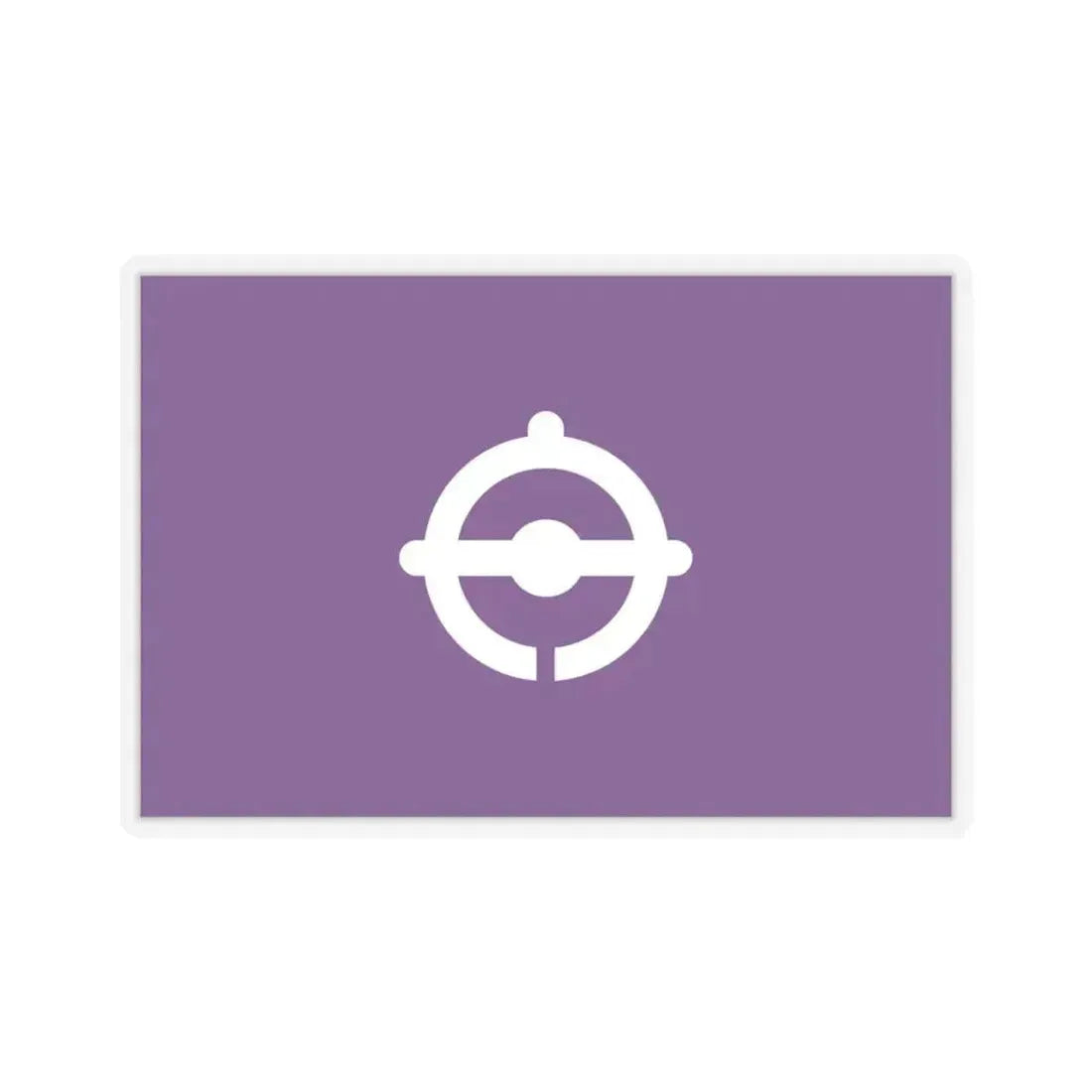 Flag of Funabashi Chiba Japan - STICKER Vinyl Kiss-Cut Decal 4 Inch Transparent - The Sticker Space