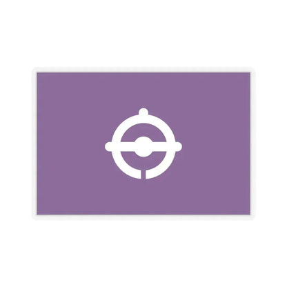 Flag of Funabashi Chiba Japan - STICKER Vinyl Kiss-Cut Decal 4 Inch Transparent - The Sticker Space