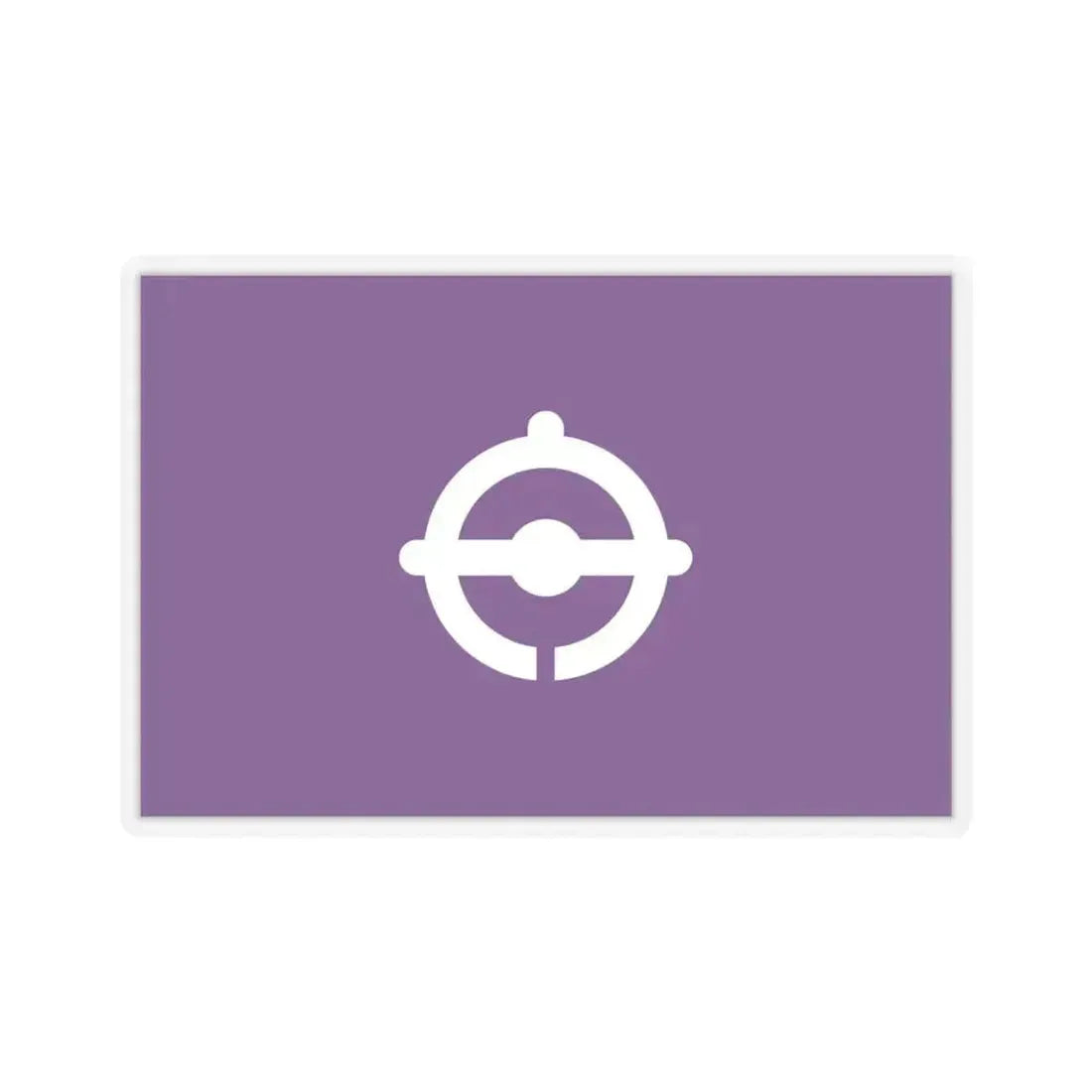 Flag of Funabashi Chiba Japan - STICKER Vinyl Kiss-Cut Decal 6 Inch Transparent - The Sticker Space