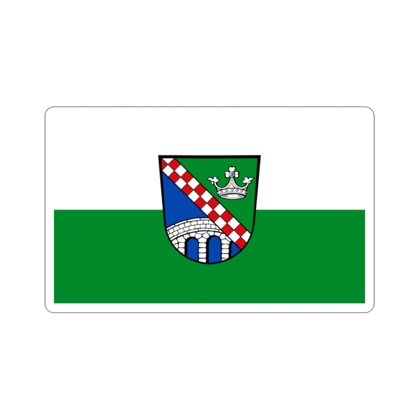 Flag of Fürstenfeldbruck Germany STICKER Vinyl Die-Cut Decal-2 Inch-The Sticker Space