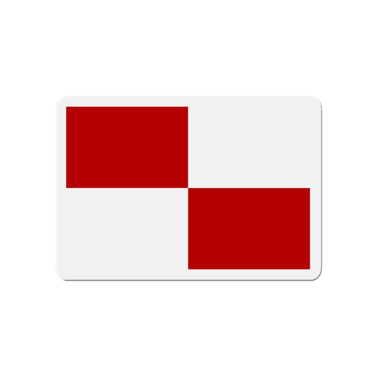 Flag of Gaeta Italy - Die-Cut Magnet-4" x 4"-The Sticker Space