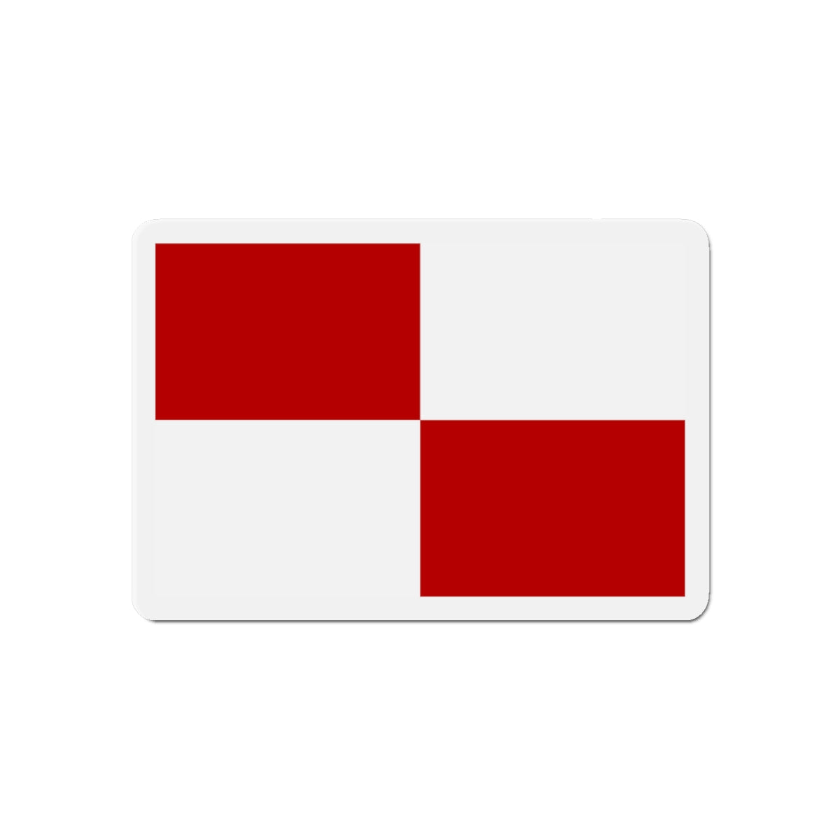 Flag of Gaeta Italy - Die-Cut Magnet-6 × 6"-The Sticker Space