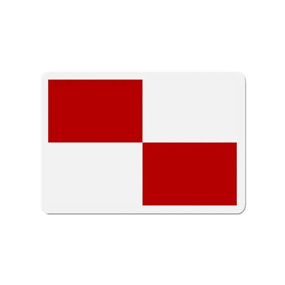 Flag of Gaeta Italy - Refrigerator Magnet 3 Inch - The Sticker Space