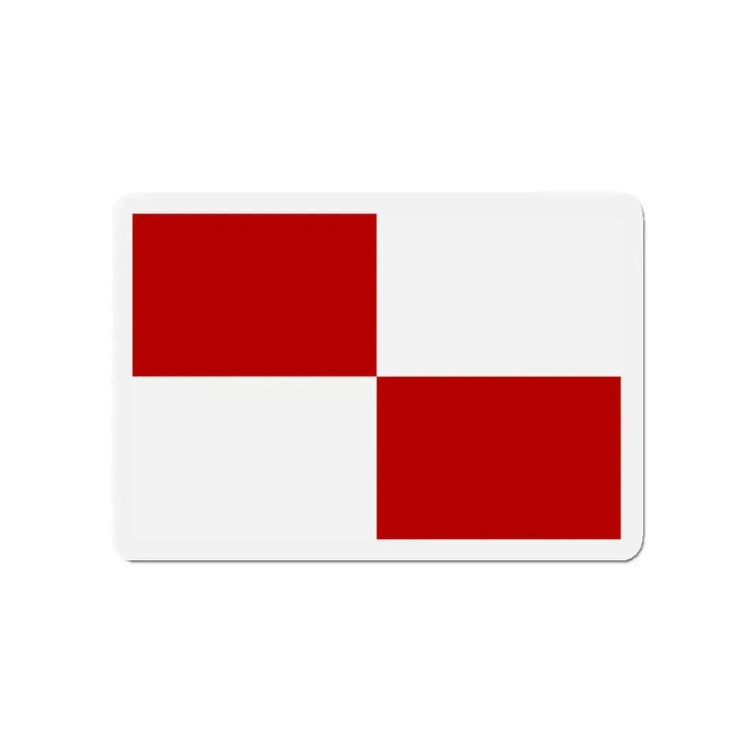 Flag of Gaeta Italy - Refrigerator Magnet 4 Inch - The Sticker Space
