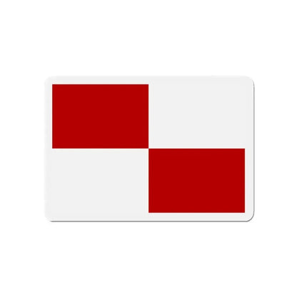 Flag of Gaeta Italy - Refrigerator Magnet 4 Inch - The Sticker Space