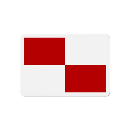 Flag of Gaeta Italy - Refrigerator Magnet 6 Inch - The Sticker Space