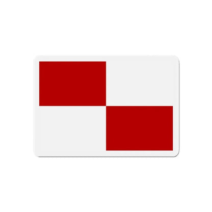 Flag of Gaeta Italy - Refrigerator Magnet - The Sticker Space