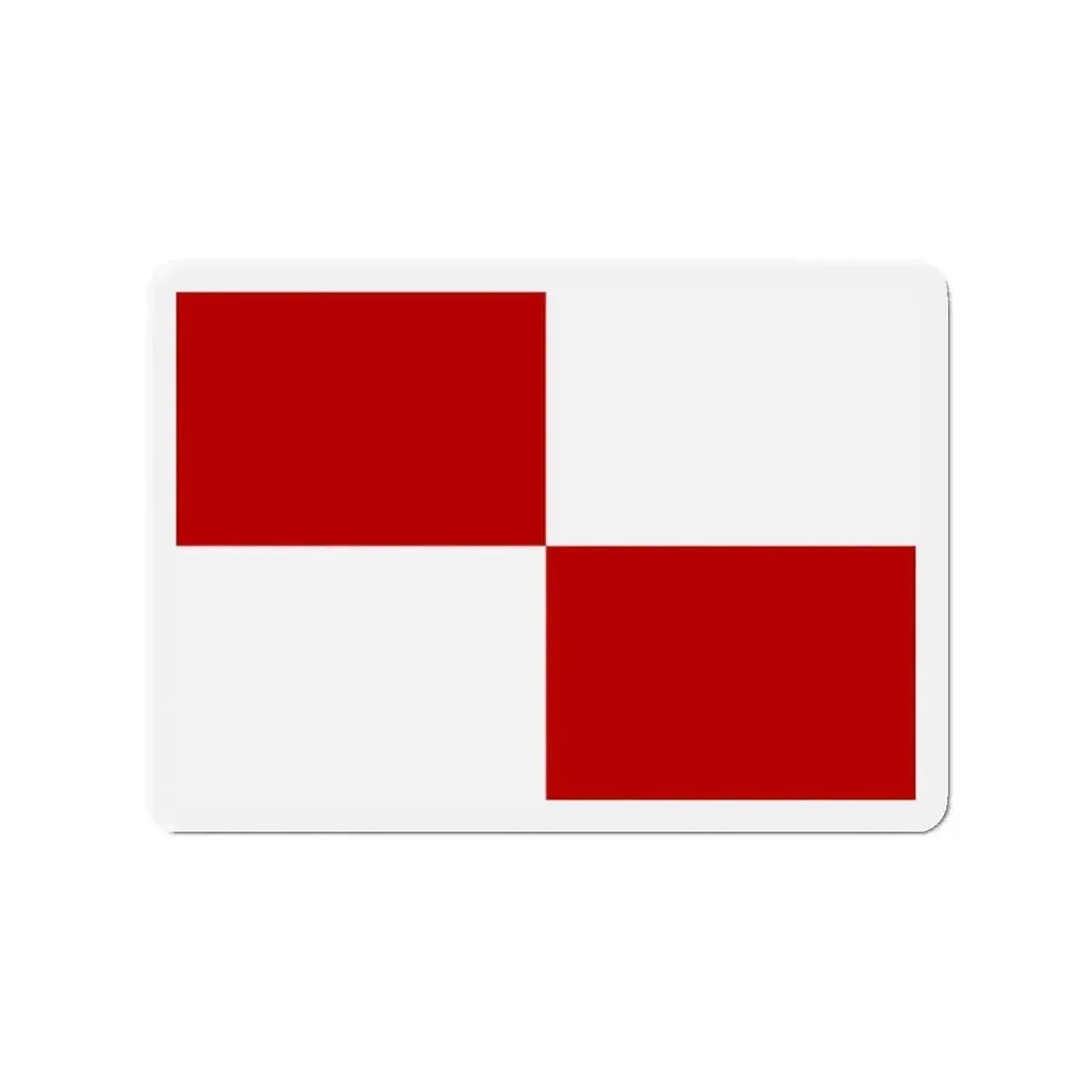 Flag of Gaeta Italy - Refrigerator Magnet - The Sticker Space