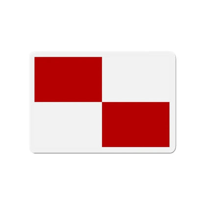 Flag of Gaeta Italy - Refrigerator Magnet - The Sticker Space