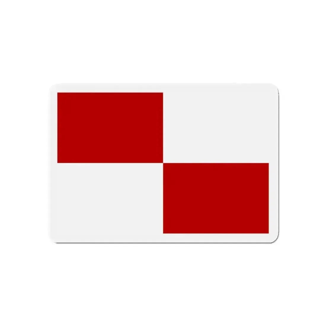 Flag of Gaeta Italy - Refrigerator Magnet - The Sticker Space