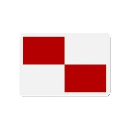 Flag of Gaeta Italy - Refrigerator Magnet - The Sticker Space