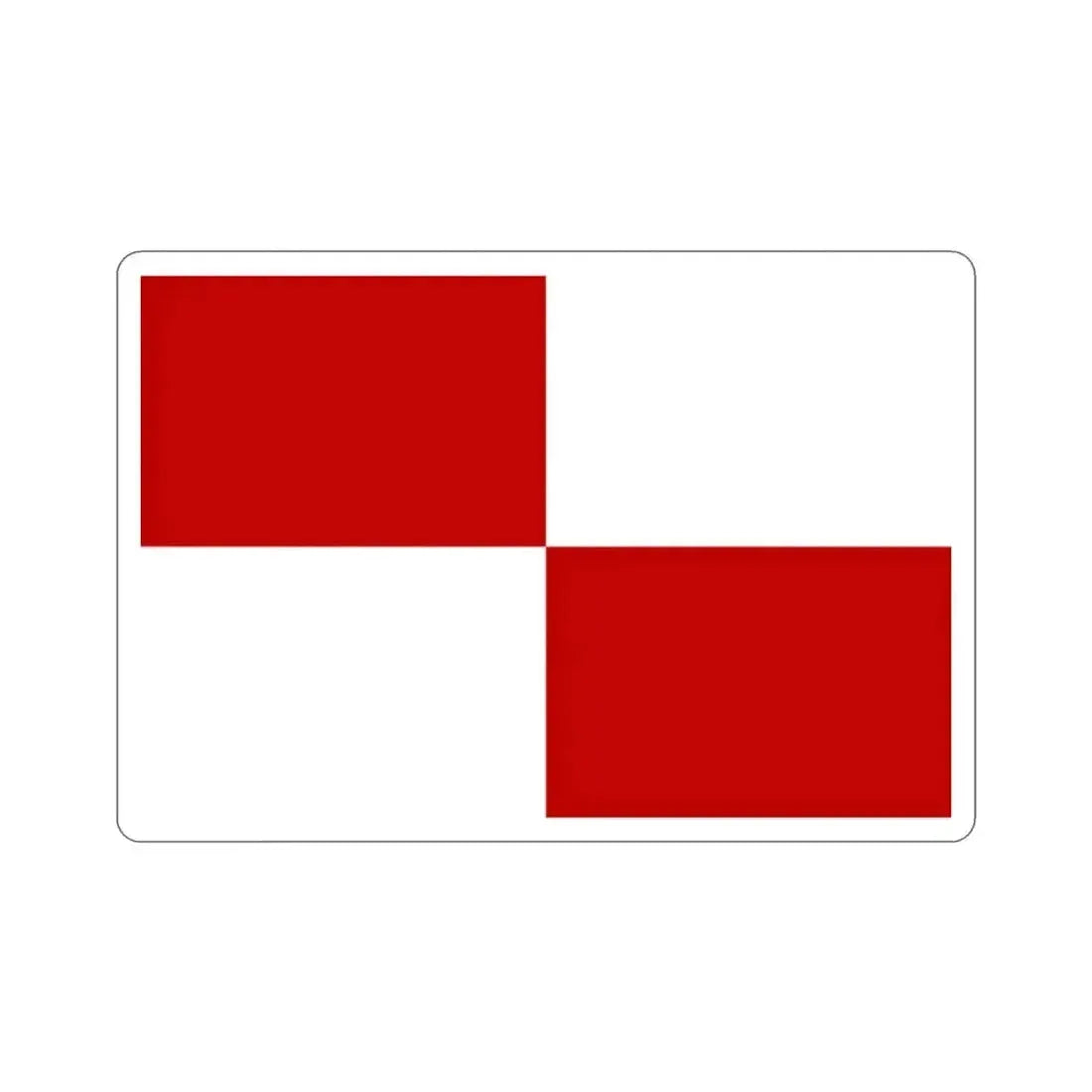 Flag of Gaeta Italy STICKER Vinyl Die-Cut Decal 2 Inch - The Sticker Space