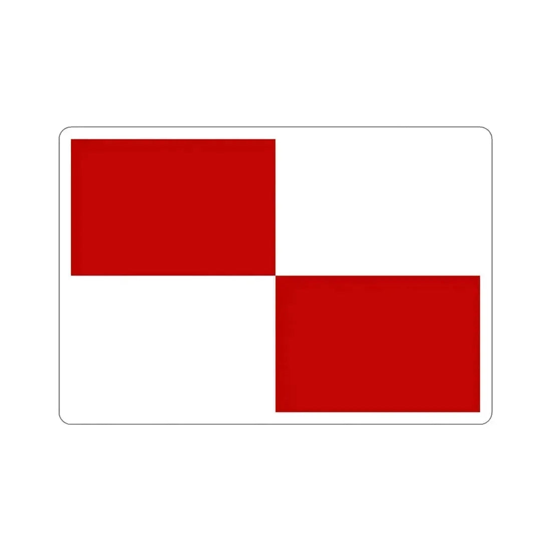 Flag of Gaeta Italy STICKER Vinyl Die-Cut Decal 4 Inch - The Sticker Space