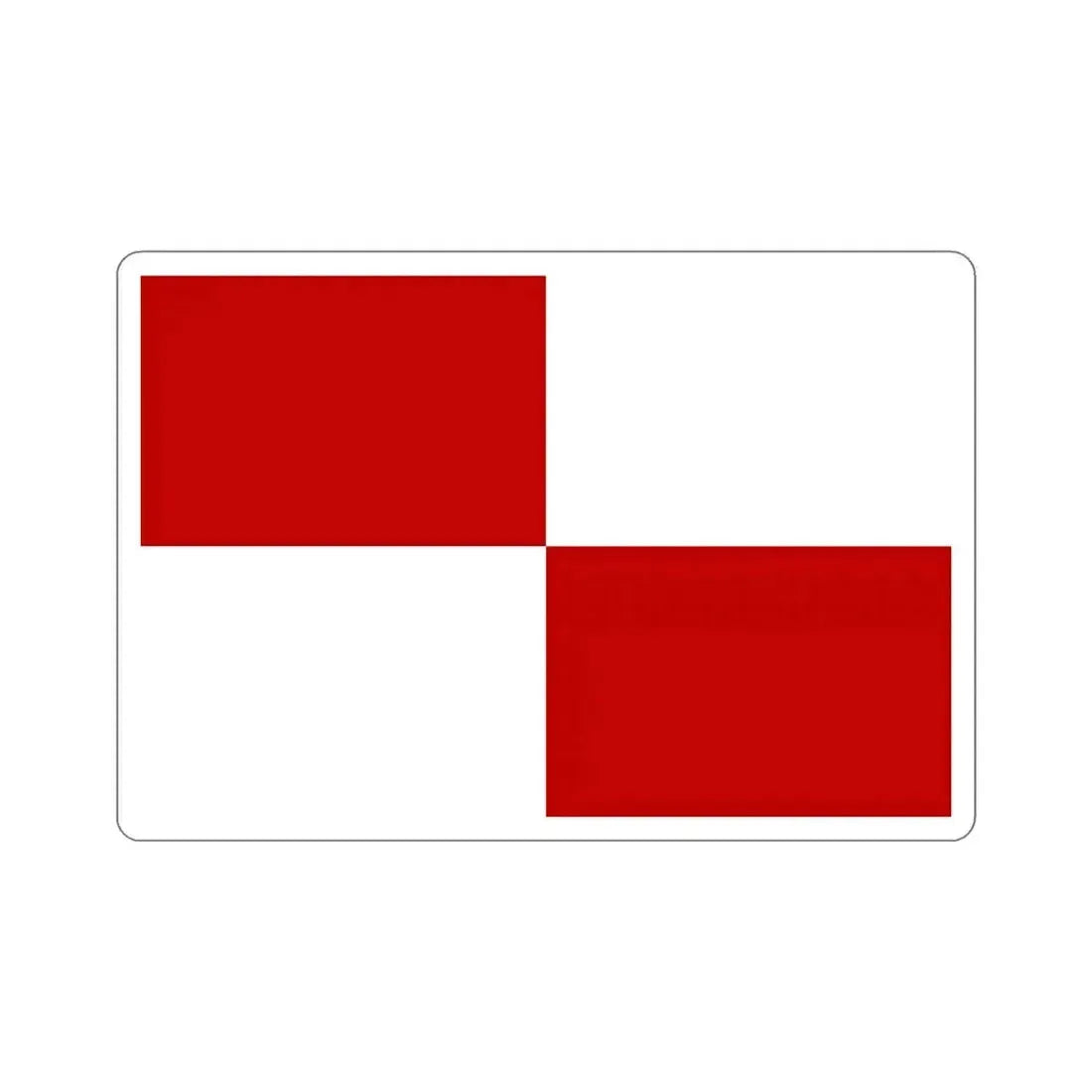 Flag of Gaeta Italy STICKER Vinyl Die-Cut Decal 5 Inch - The Sticker Space