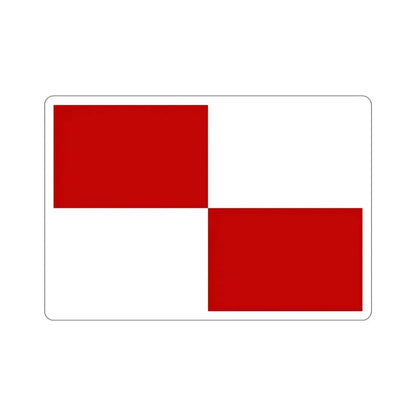 Flag of Gaeta Italy STICKER Vinyl Die-Cut Decal 6 Inch - The Sticker Space