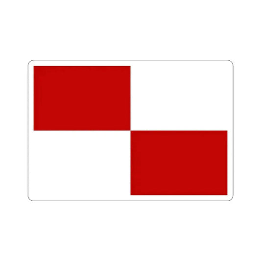 Flag of Gaeta Italy STICKER Vinyl Die-Cut Decal 6 Inch - The Sticker Space