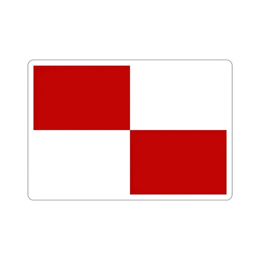 Flag of Gaeta Italy STICKER Vinyl Die-Cut Decal 6 Inch - The Sticker Space