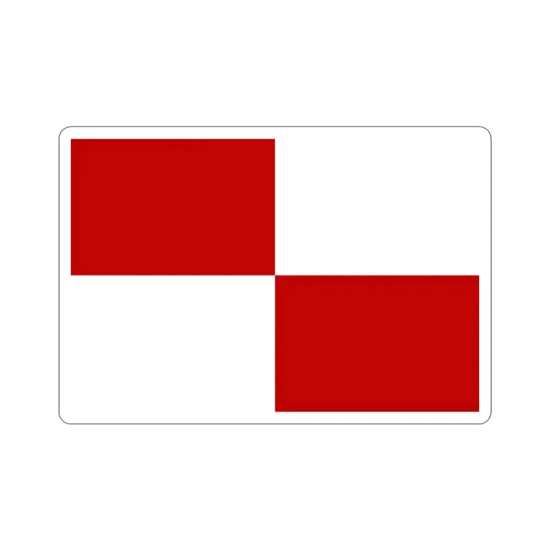 Flag of Gaeta Italy STICKER Vinyl Die-Cut Decal - The Sticker Space