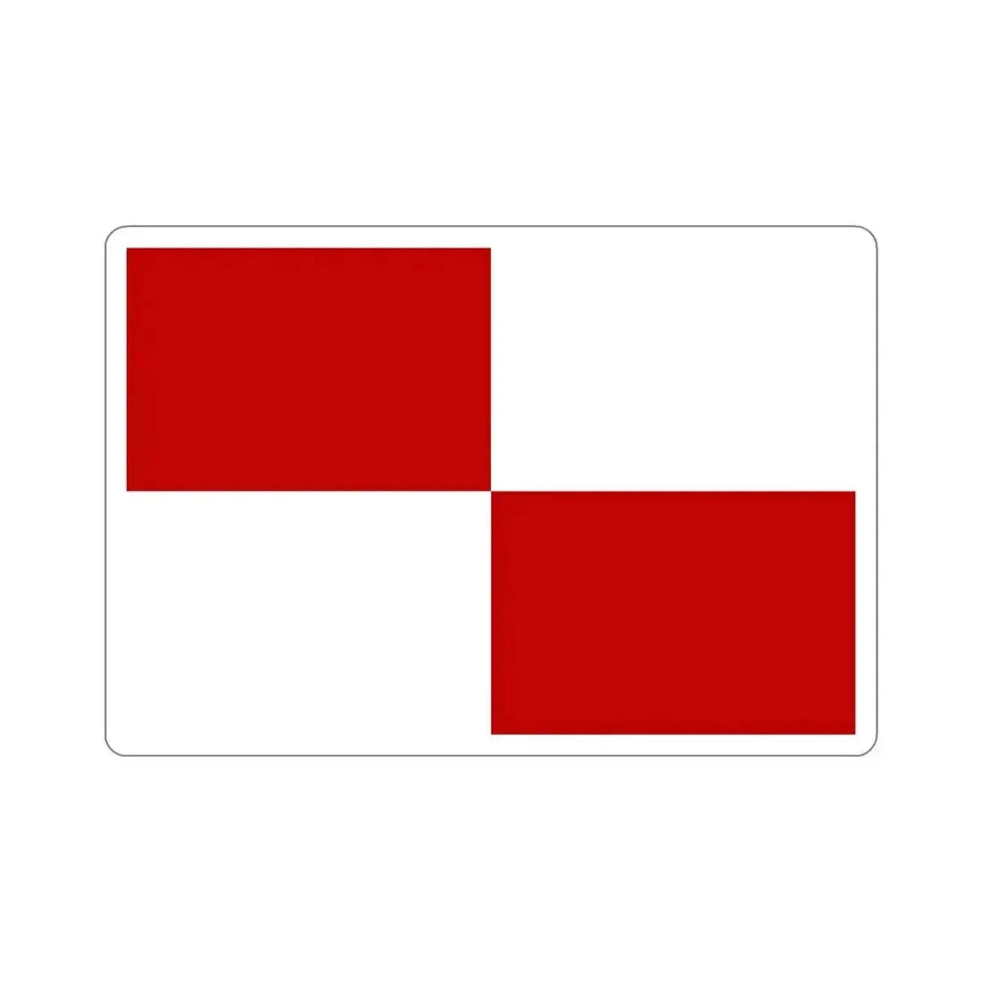 Flag of Gaeta Italy STICKER Vinyl Die-Cut Decal - The Sticker Space