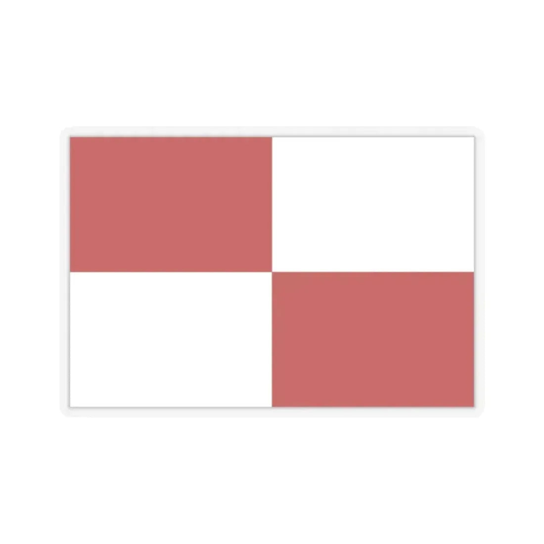 Flag of Gaeta Italy - STICKER Vinyl Kiss-Cut Decal 2 Inch Transparent - The Sticker Space