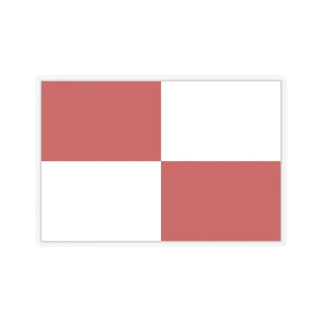 Flag of Gaeta Italy - STICKER Vinyl Kiss-Cut Decal 3 Inch Transparent - The Sticker Space