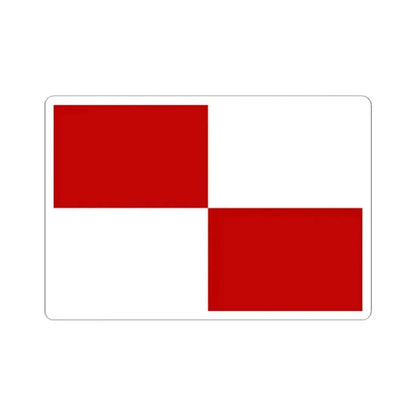 Flag of Gaeta Italy - STICKER Vinyl Kiss-Cut Decal - The Sticker Space