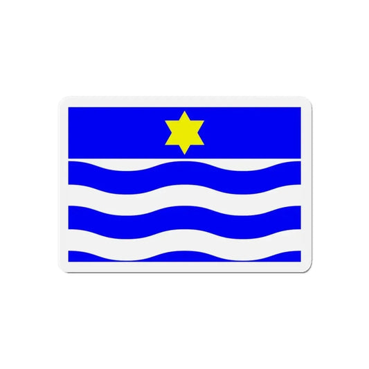 Flag of Għajnsielem Malta - Refrigerator Magnet 6 Inch - The Sticker Space