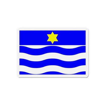 Flag of Għajnsielem Malta - Refrigerator Magnet - The Sticker Space