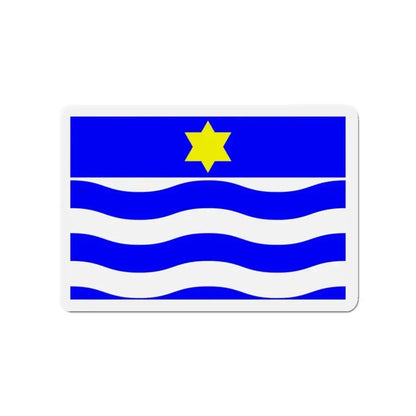 Flag of Għajnsielem Malta - Refrigerator Magnet - The Sticker Space